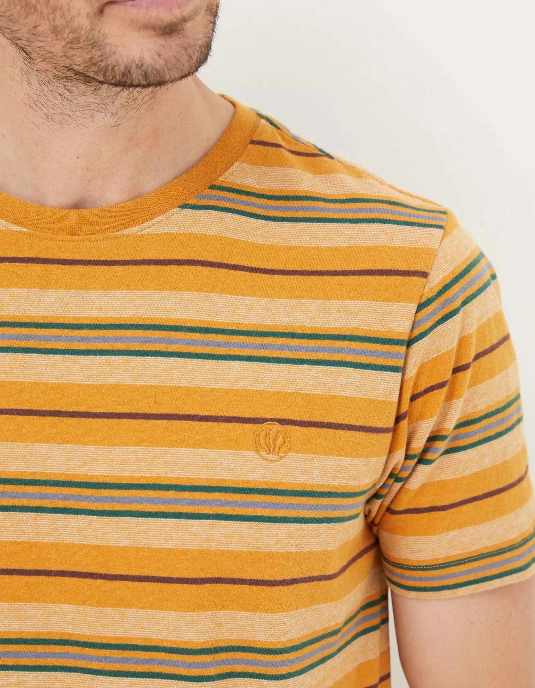 FatFace Padstow Stripe T-Shirt|Men T-Shirts