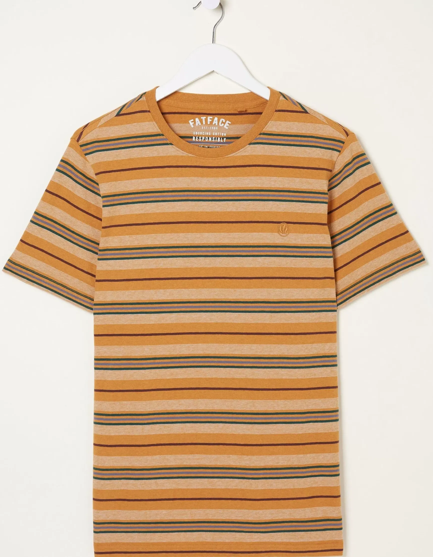 FatFace Padstow Stripe T-Shirt|Men T-Shirts