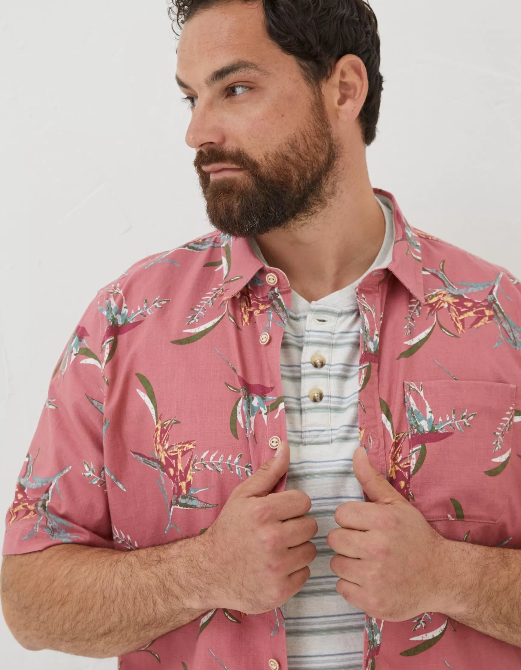 FatFace Paradise Print Shirt|Men Shirts