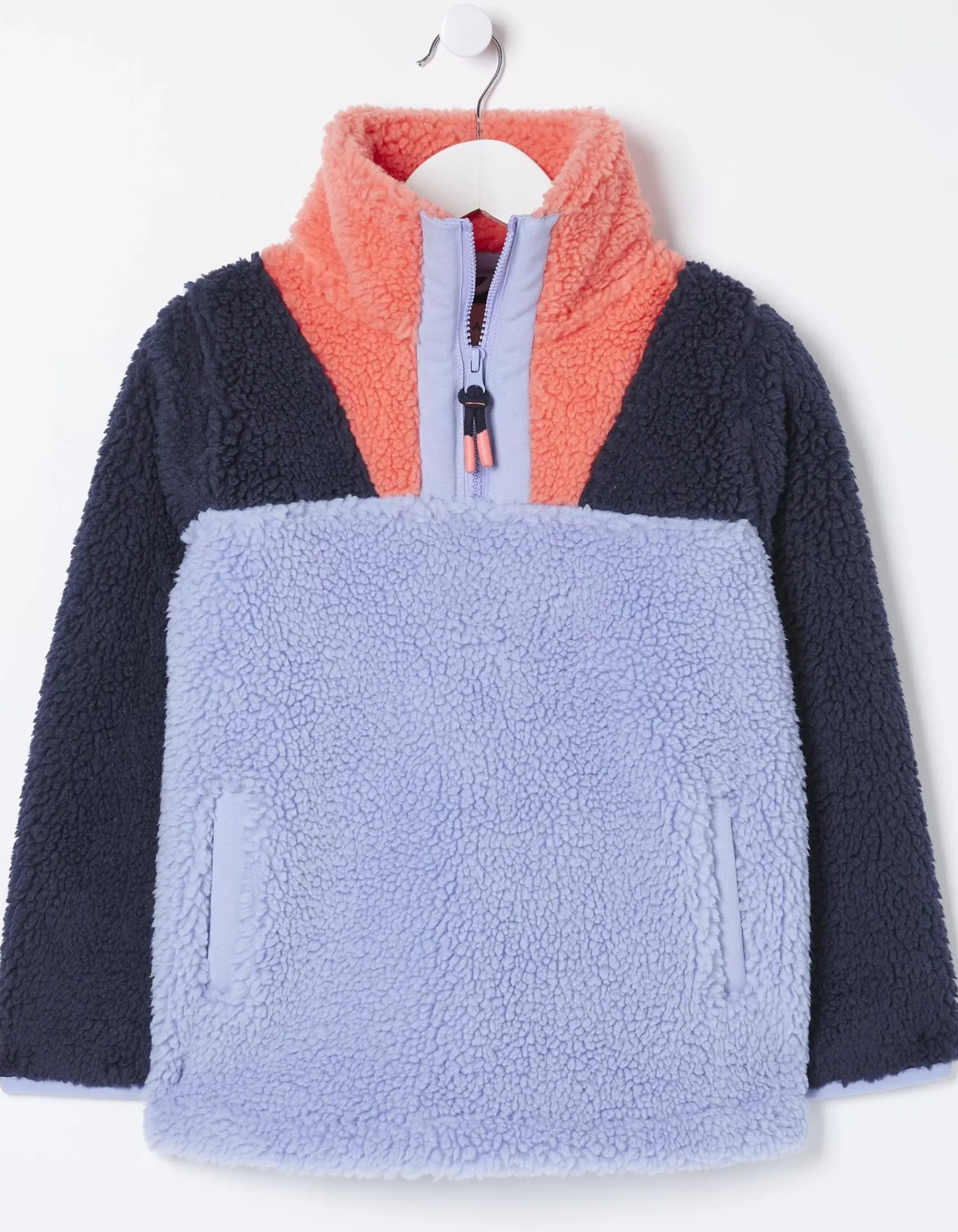 FatFace Parker Fleece Half Neck Sweatshirt|Girls View All