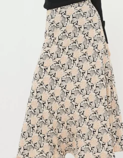 FatFace Pat Damask Floral Midi Skirt|Women Skirts