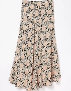 FatFace Pat Damask Floral Midi Skirt|Women Skirts