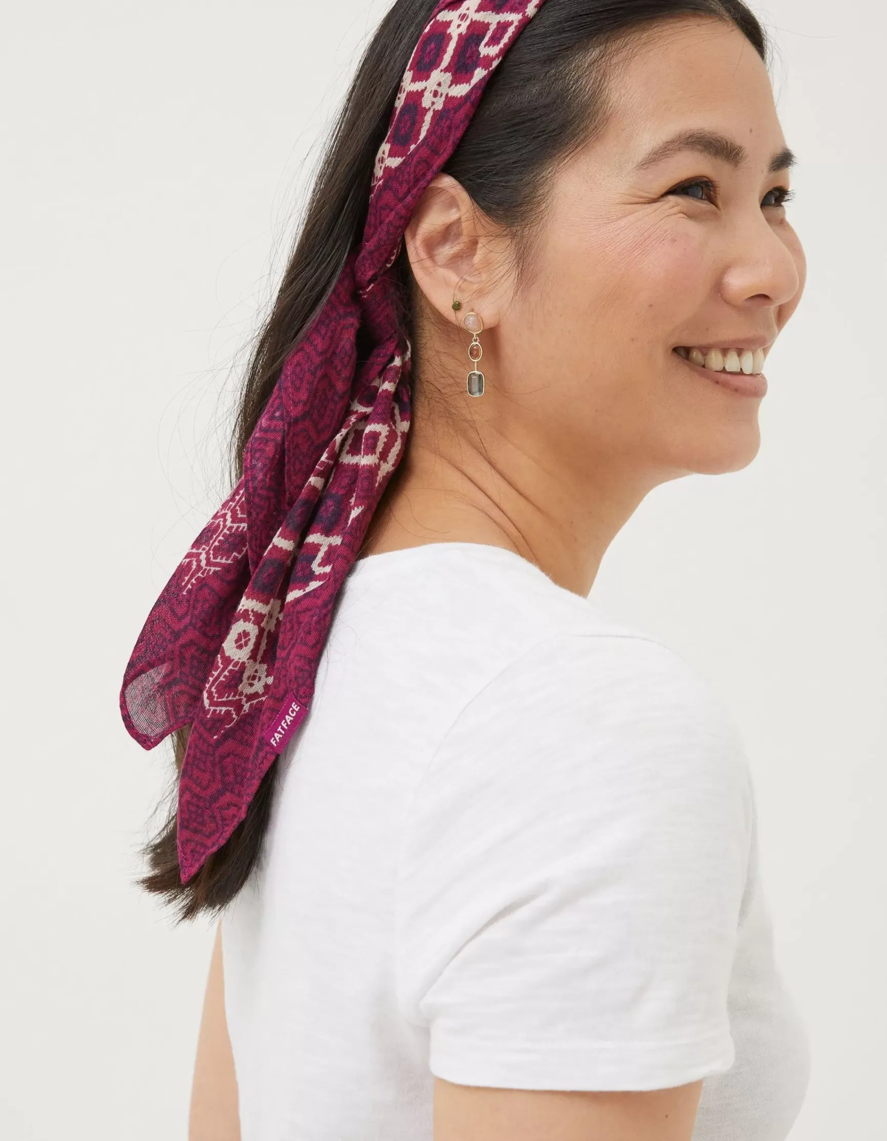 FatFace Patchwork Hair Scarf|Women View All