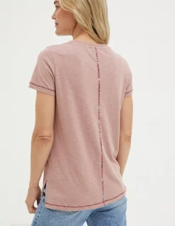 FatFace Patchwork Paisley Graphic Tee|Women Tops & T-Shirts