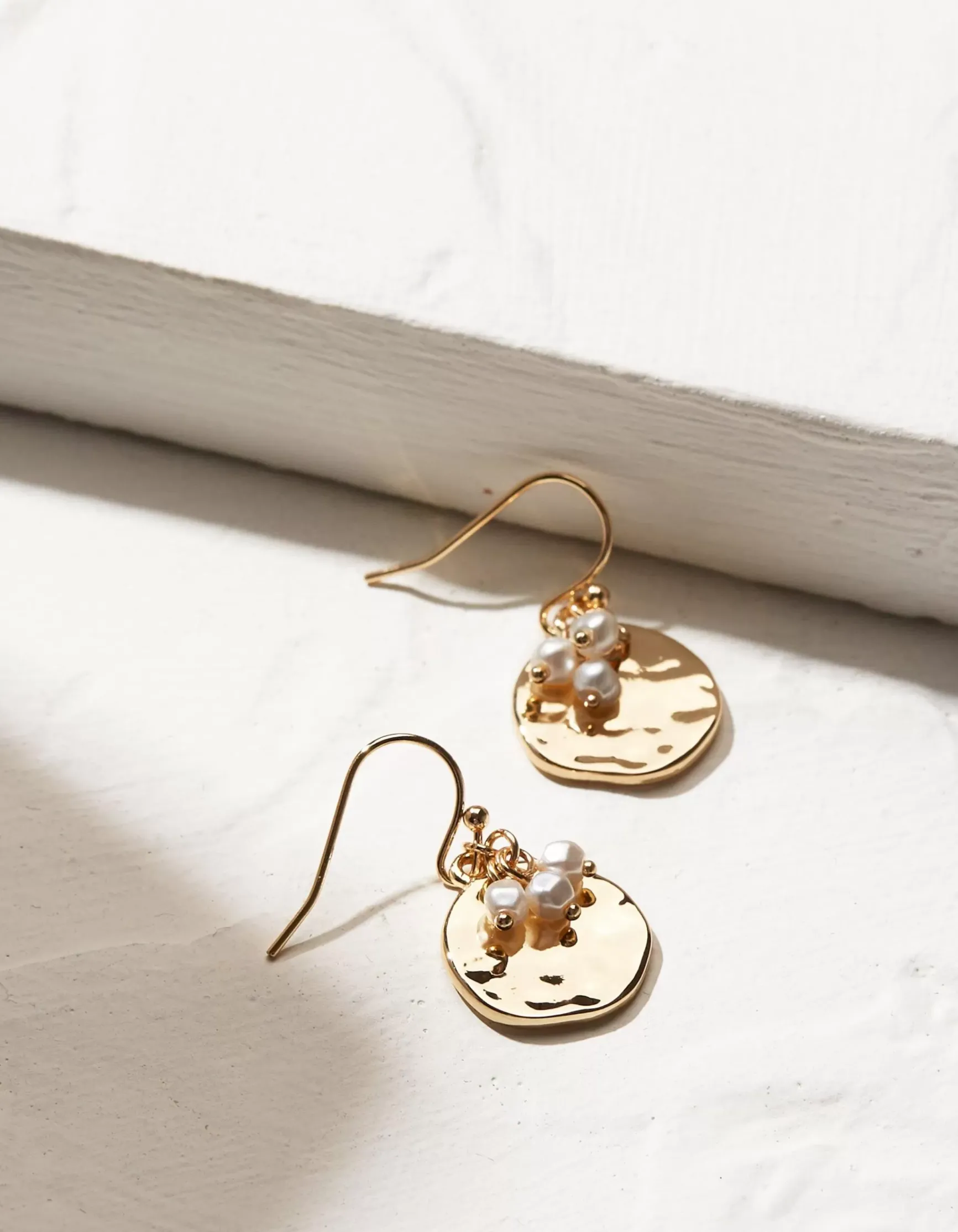 FatFace Pearl And Disc Earrings|Women View All