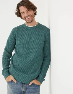 FatFace Pembrey Cotton Crew Neck Jumper|Men View All
