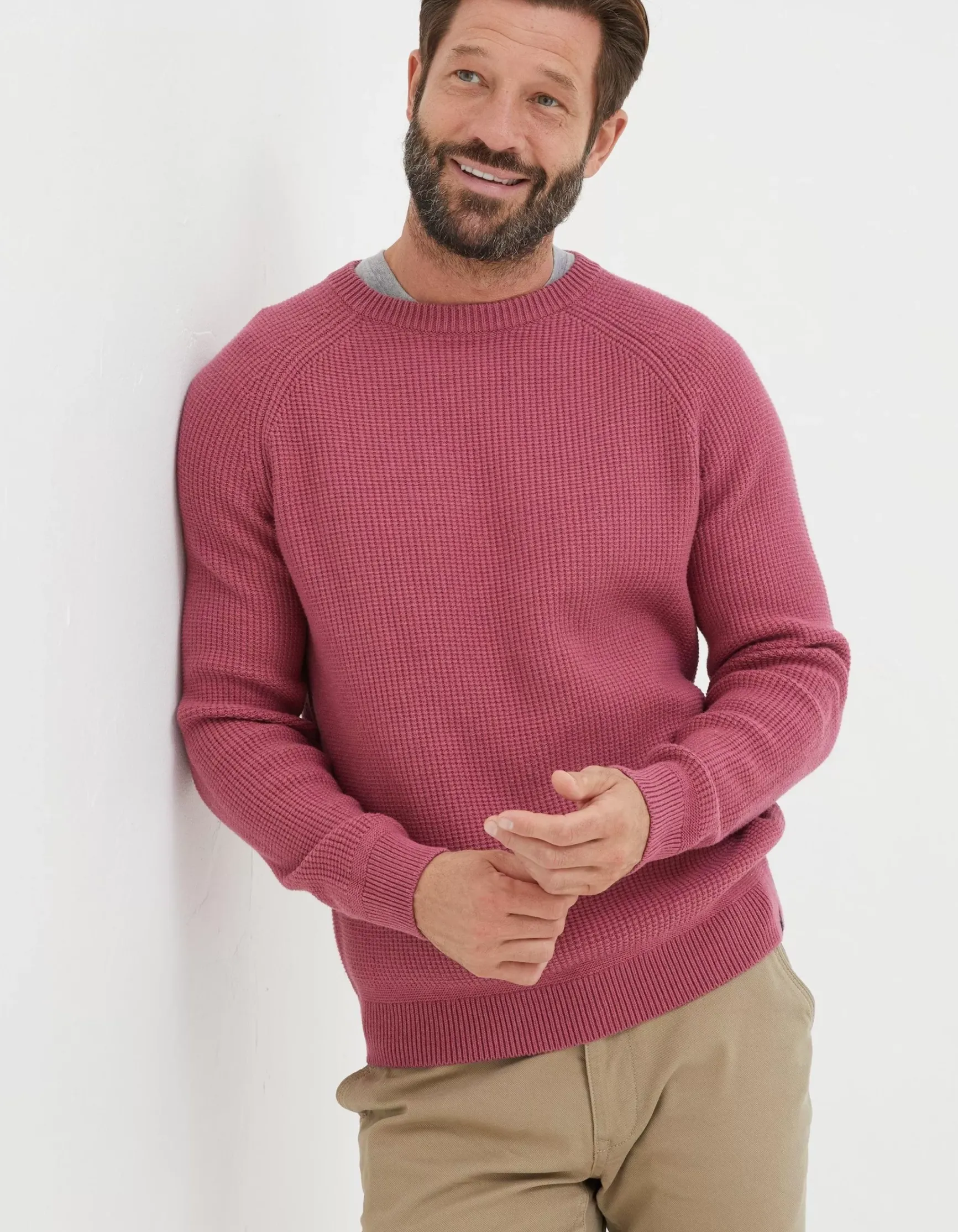 FatFace Pembrey Crew Jumper|Men Knitwear