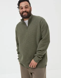 FatFace Pembrey Half Neck Jumper|Men Knitwear