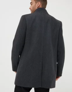 FatFace Pendeen Wool Blend Overcoat|Men View All