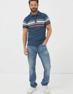 FatFace Perranporth Chest Stripe Polo|Men View All