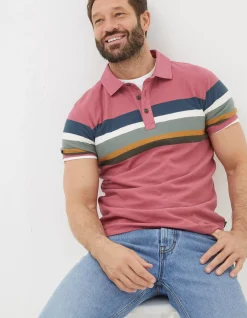 FatFace Perranporth Chest Stripe Polo|Men View All