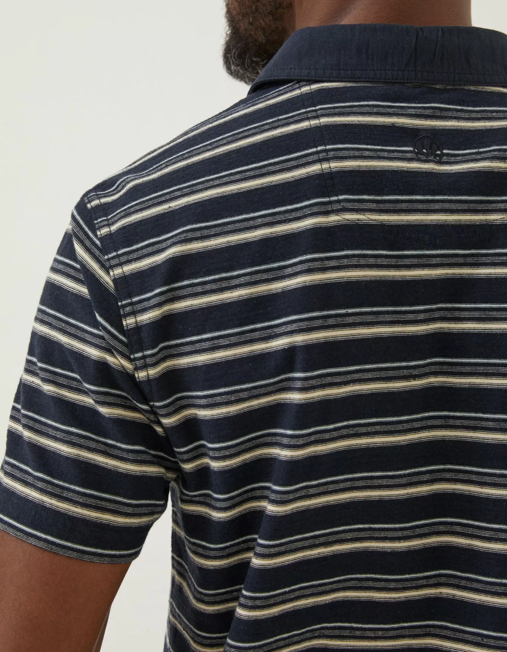 FatFace Perranporth Stripe Polo T-Shirt|Men T-Shirts