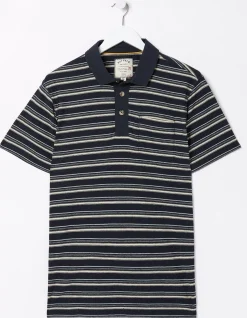 FatFace Perranporth Stripe Polo T-Shirt|Men T-Shirts