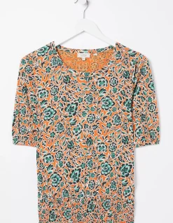 FatFace Perrie Sketch Floral Top|Women Tops & T-Shirts