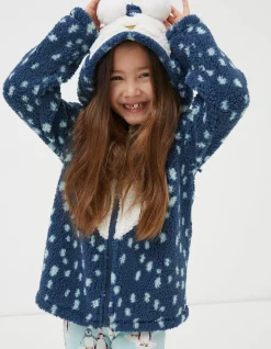 FatFace Pippa Penguin Zip-Up Sweatshirt|Girls View All