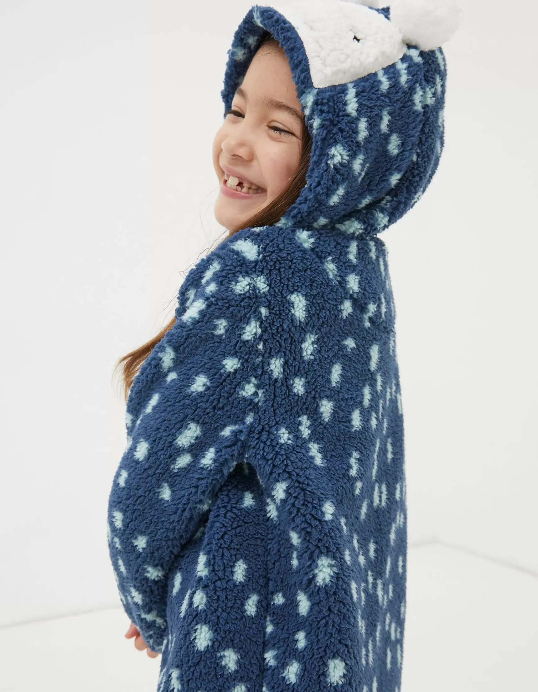 FatFace Pippa Penguin Zip-Up Sweatshirt|Girls View All