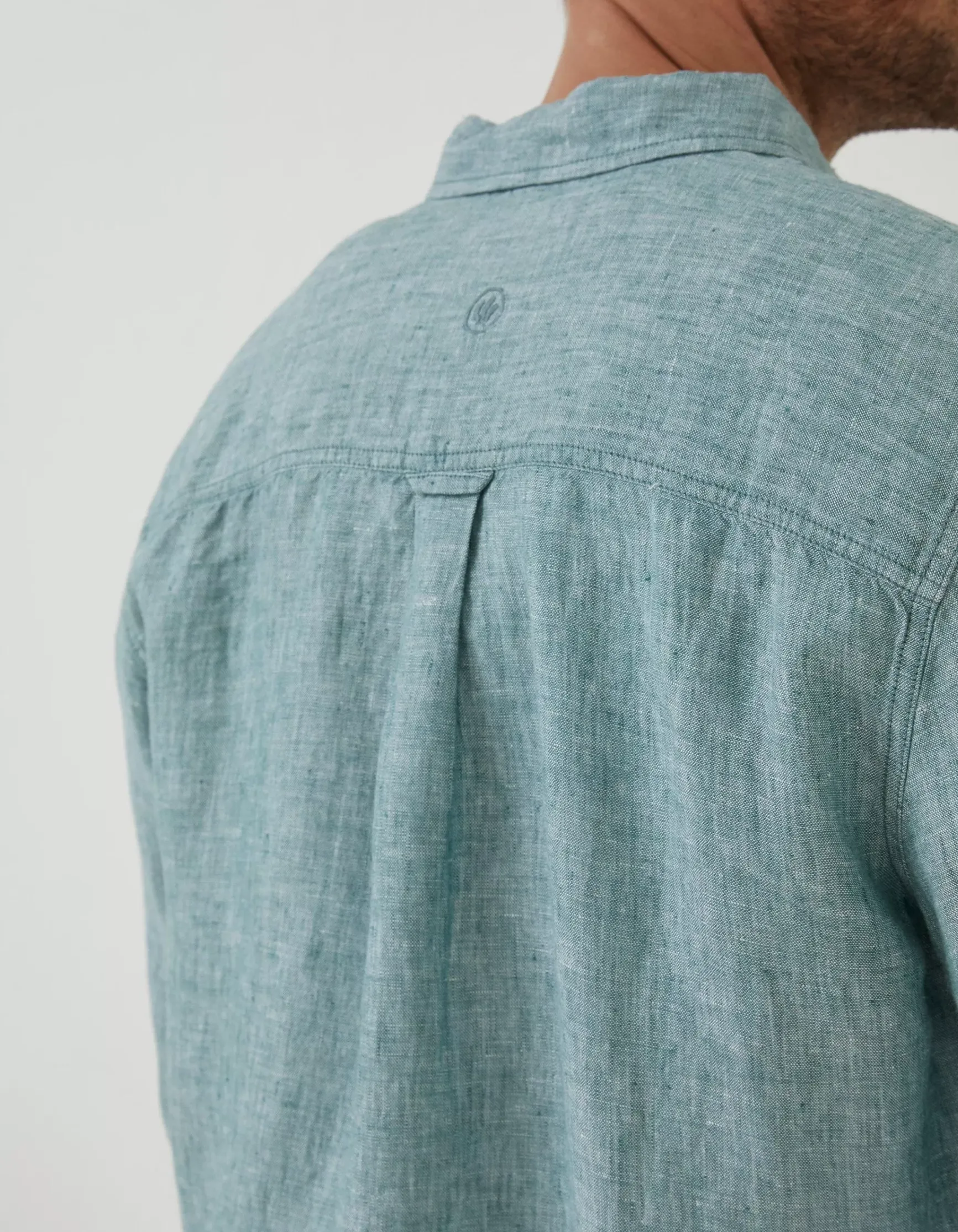 FatFace Plain Linen Shirt|Men Shirts