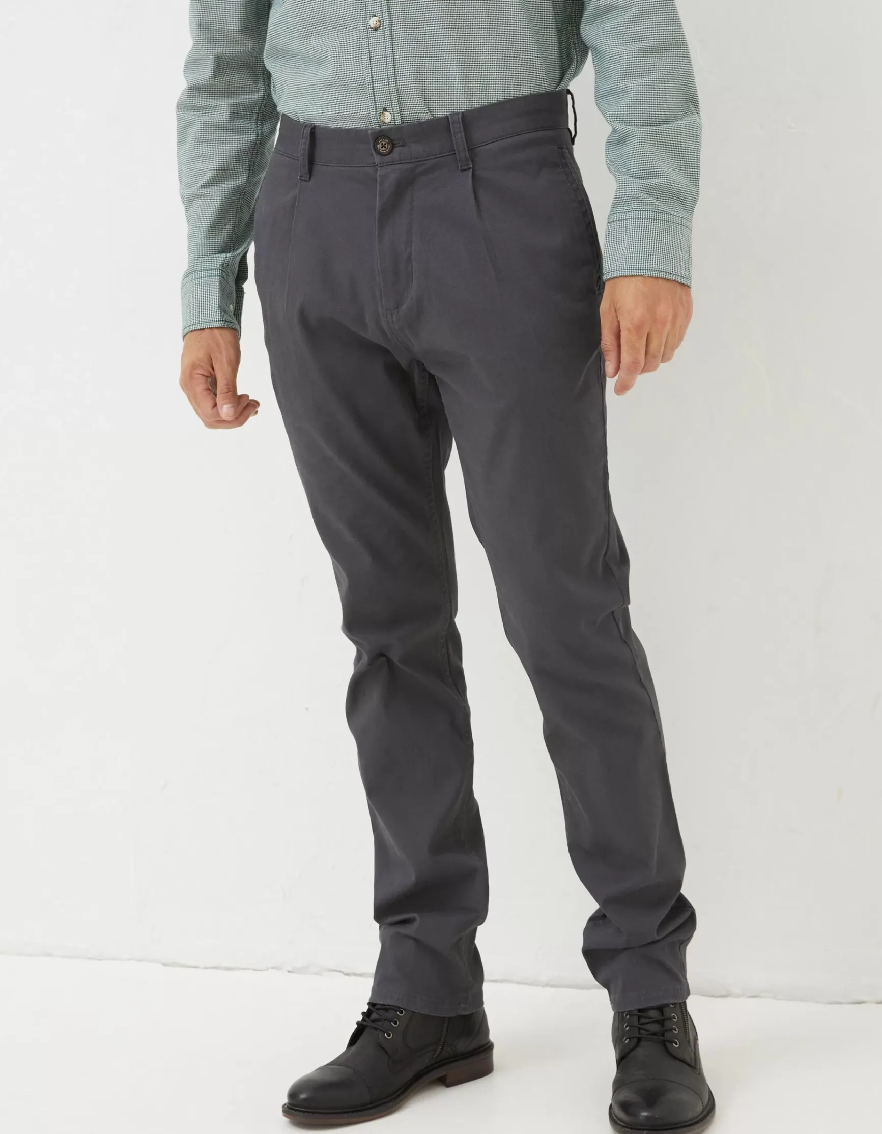 FatFace Pleated Chino Trousers|Men Trousers & Chinos