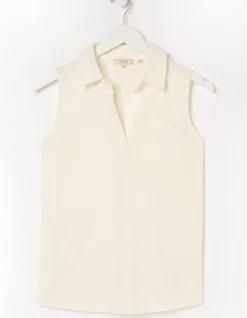 FatFace Polly Sleeveless Polo Shirt|Women Tops & T-Shirts