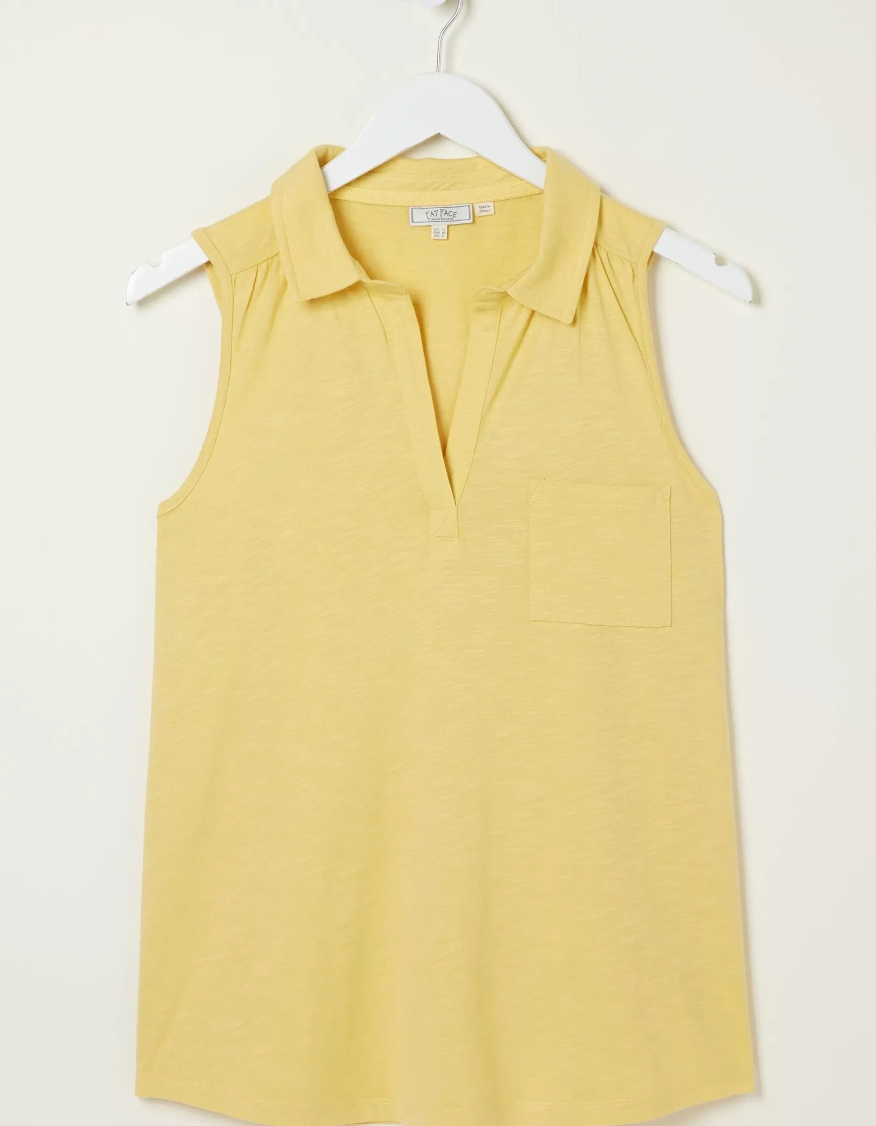 FatFace Polly Sleeveless Polo Shirt|Women Tops & T-Shirts