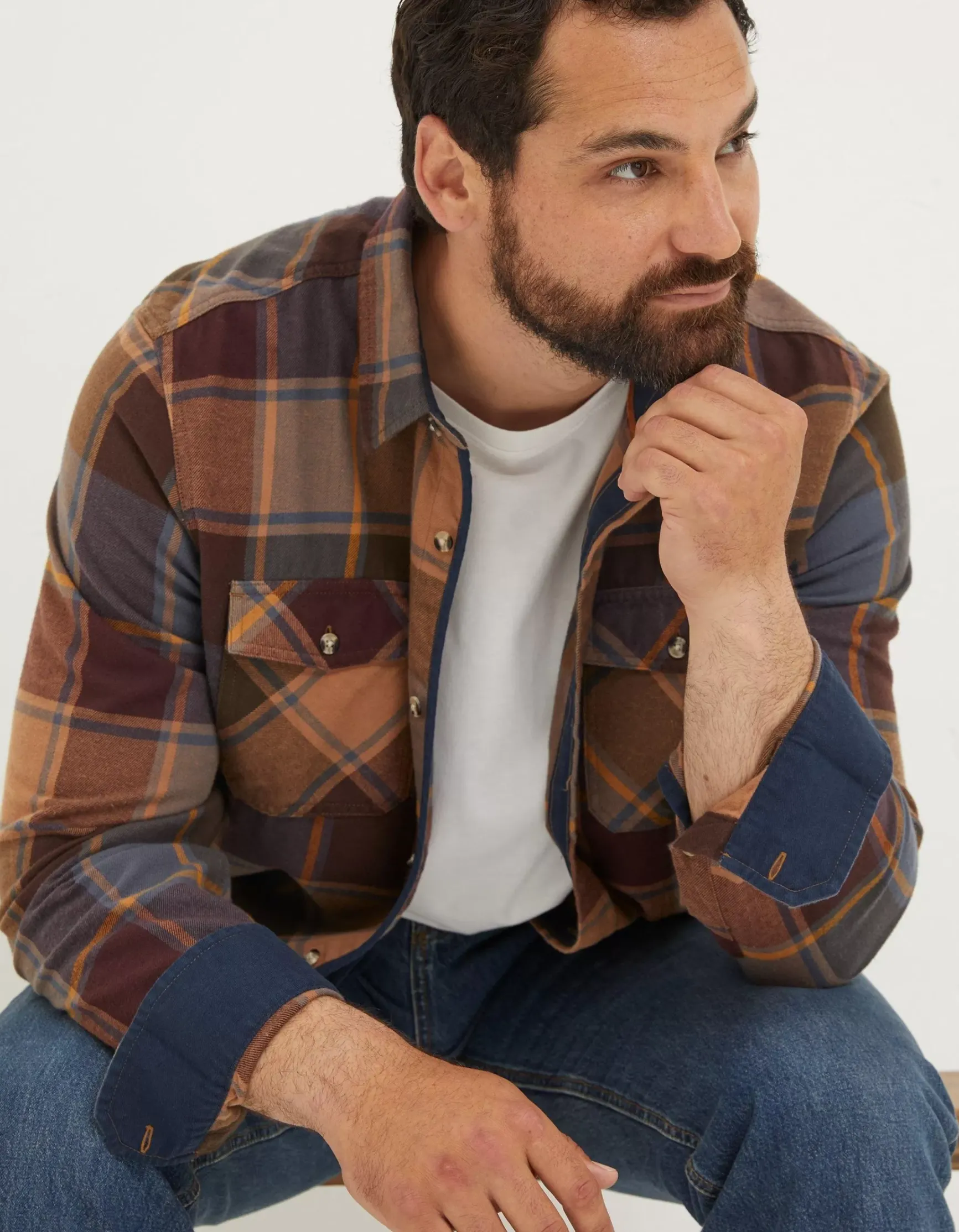 FatFace Poole Check Shirt|Men View All