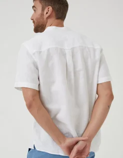 FatFace Pop Over Linen Shirt|Men Shirts