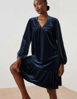 FatFace Poplar Velvet Swing Dress|Women View All