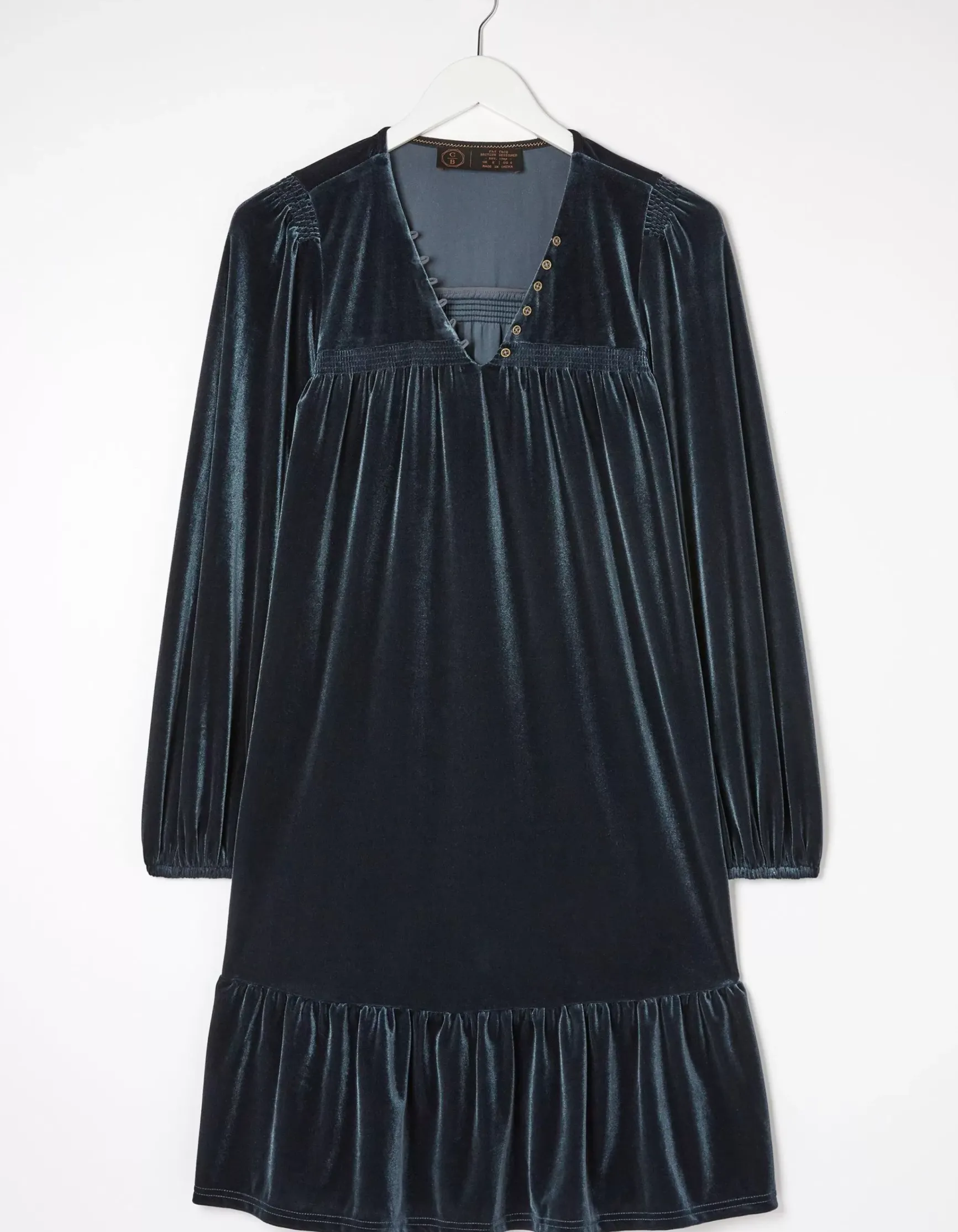 FatFace Poplar Velvet Swing Dress|Women View All