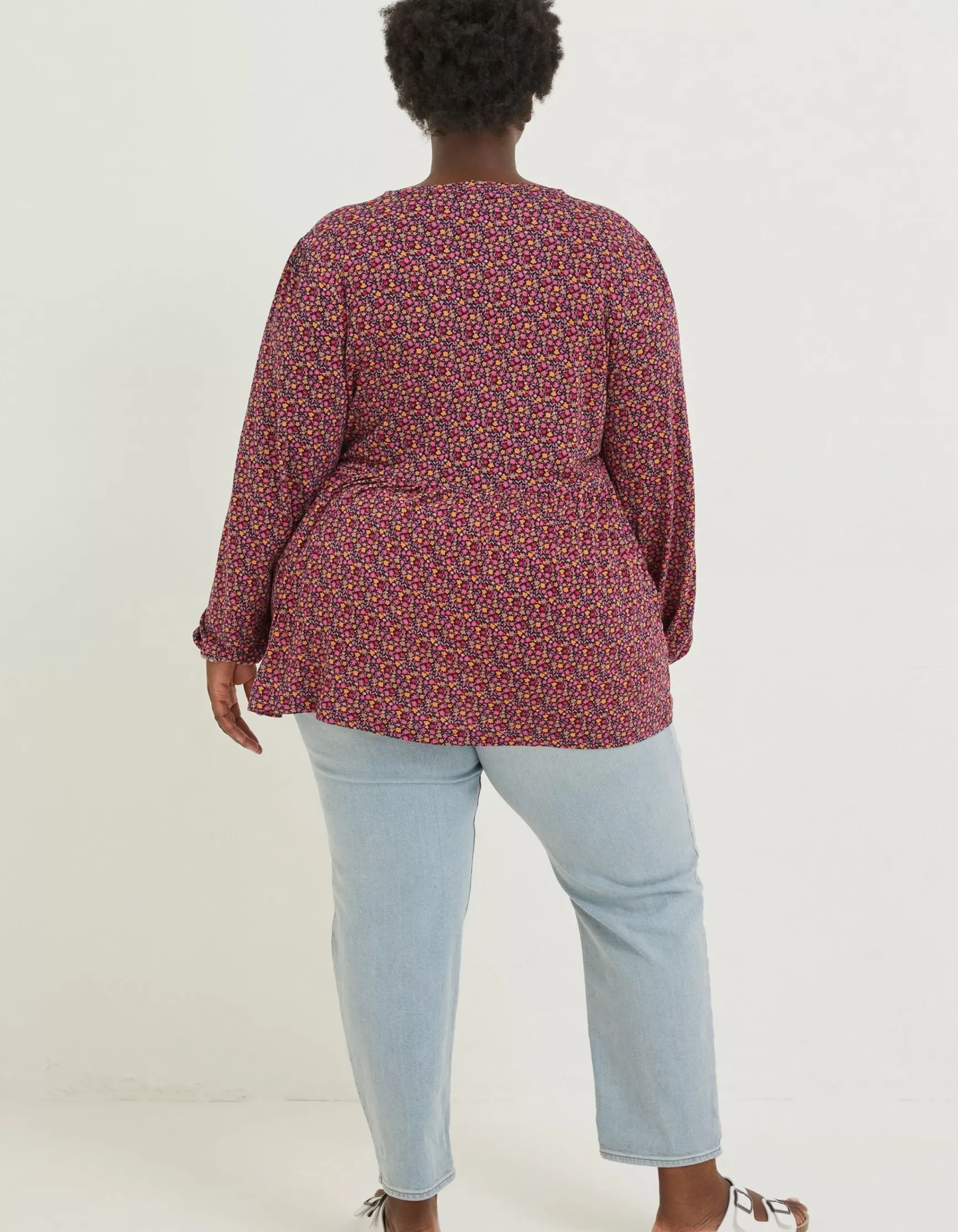 FatFace Poppy Retro Ditsy Longline|Women Tops & T-Shirts