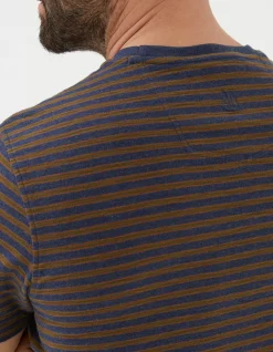 FatFace Porth Stripe T-Shirt|Men T-Shirts