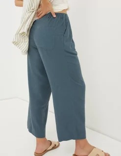 FatFace Portloe Linen Blend Trousers|Women Trousers & Leggings