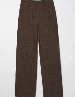 FatFace Presley Check Wide Leg Trousers|Women Trousers & Leggings