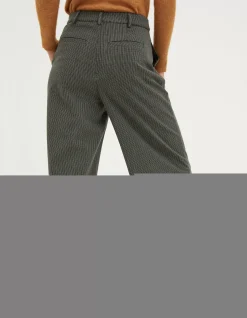 FatFace Presley Mini Check Trouser|Women Trousers & Leggings