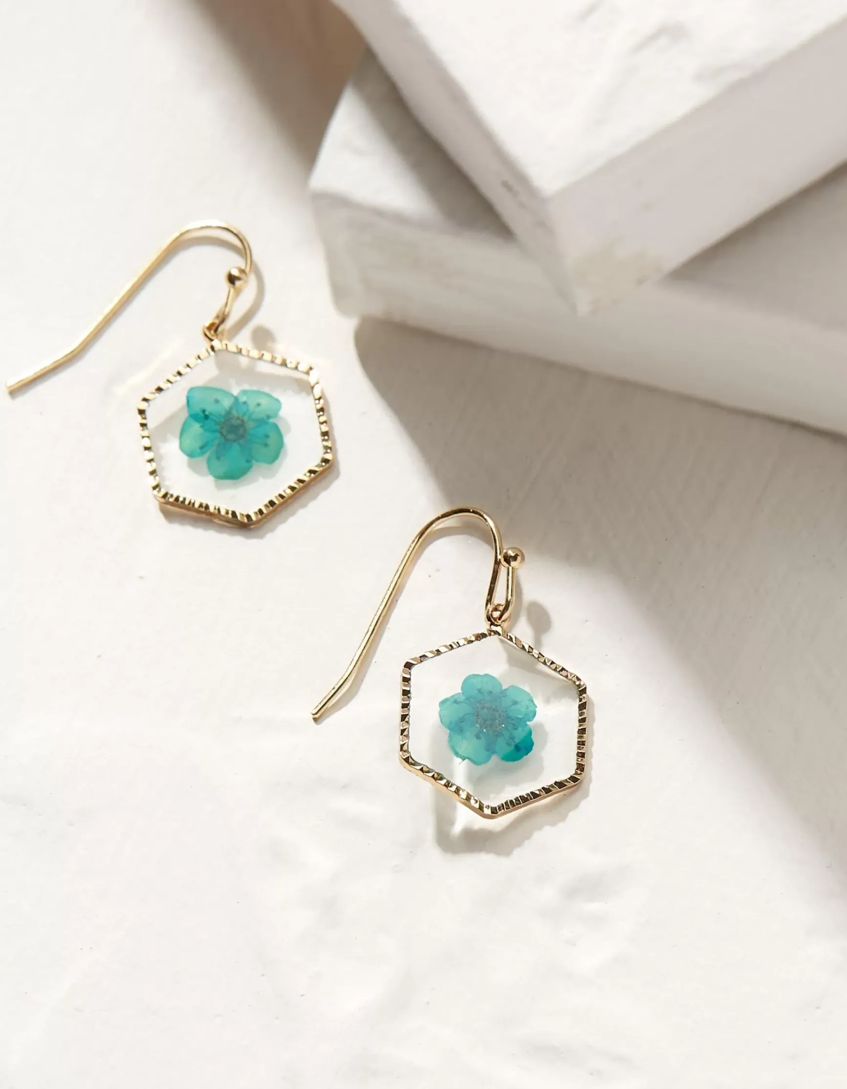 FatFace Pressed Flower Earrings|Women View All