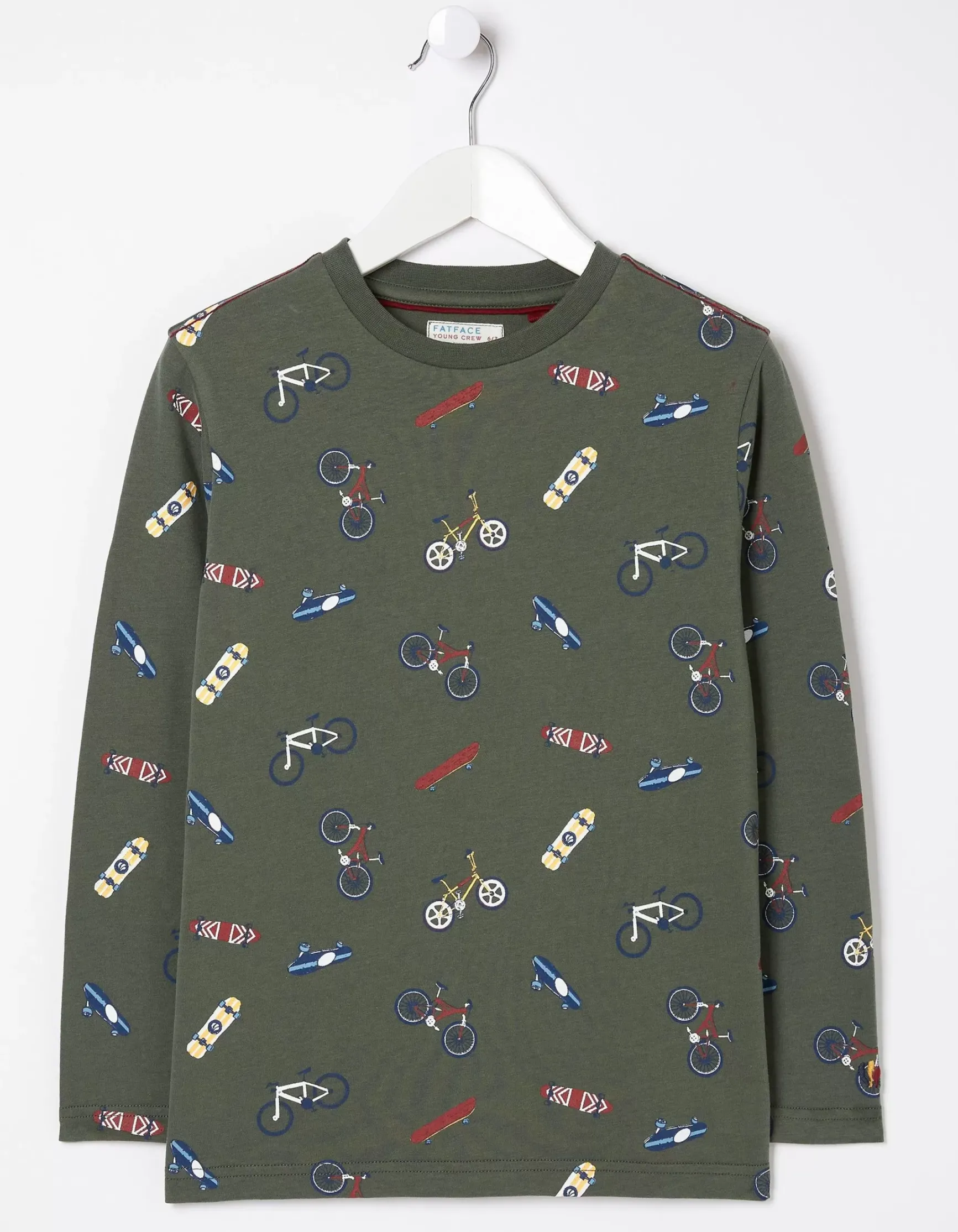 FatFace Printed Long Sleeve T-Shirt|Boys View All