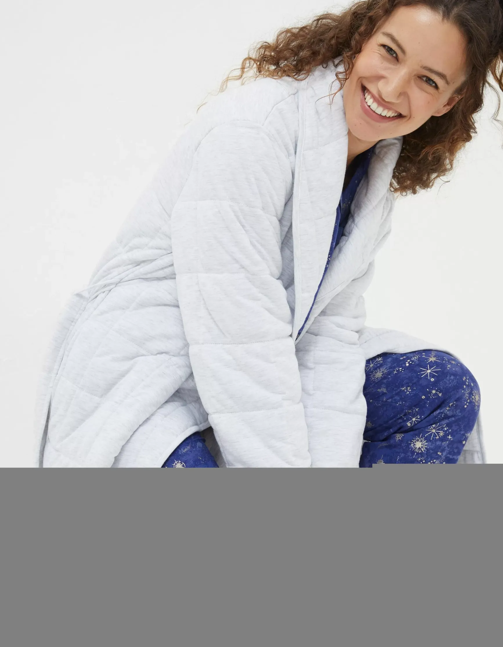 FatFace Quilted Dressing Gown|Women View All
