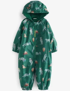 FatFace Raccoon Print Puddlesuit|Boys View All