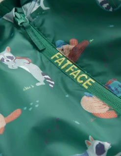 FatFace Raccoon Print Puddlesuit|Boys View All