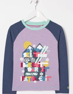 FatFace Raglan Ski Jersey T-Shirt|Girls View All