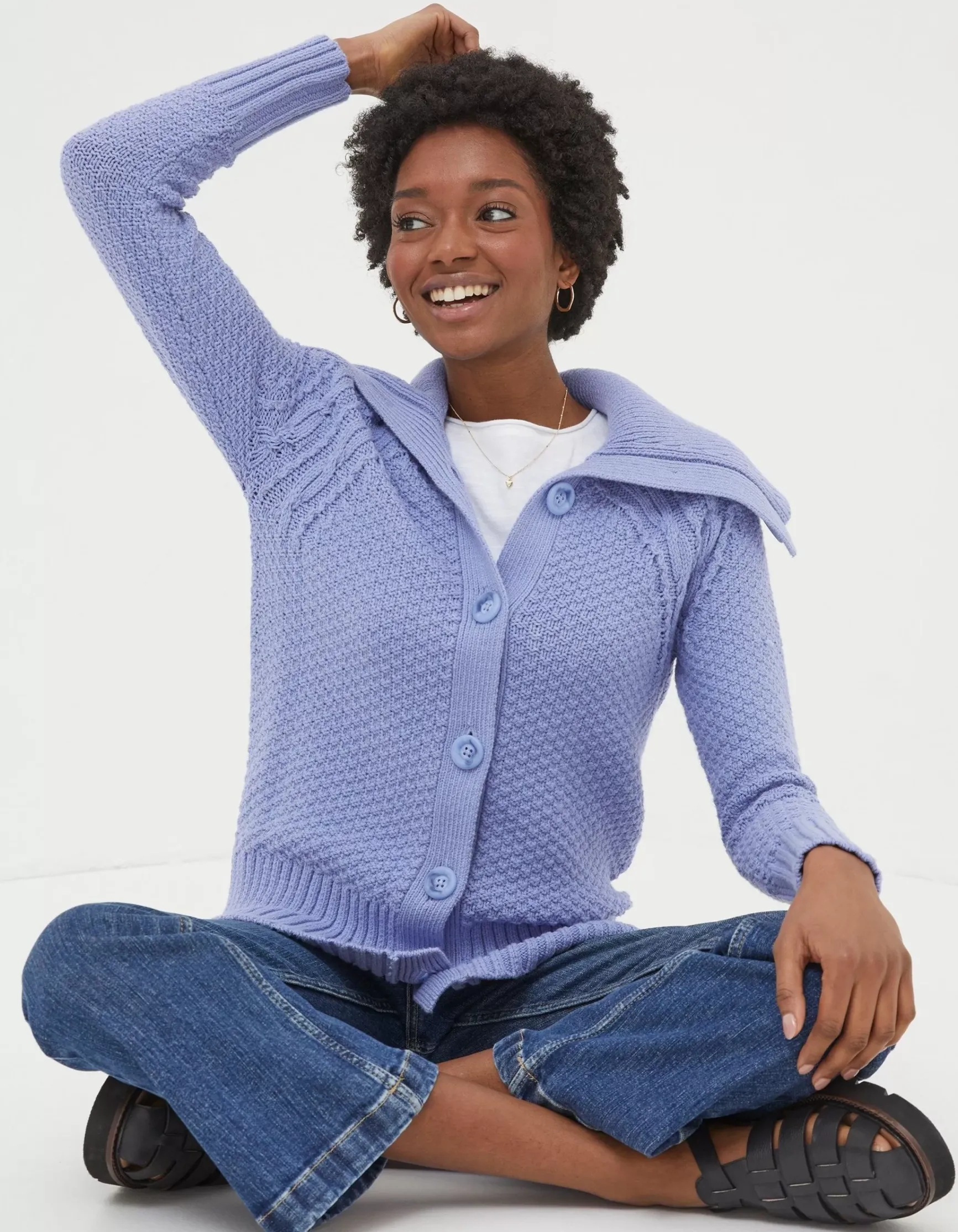 FatFace Raya Collared Cardigan|Women View All