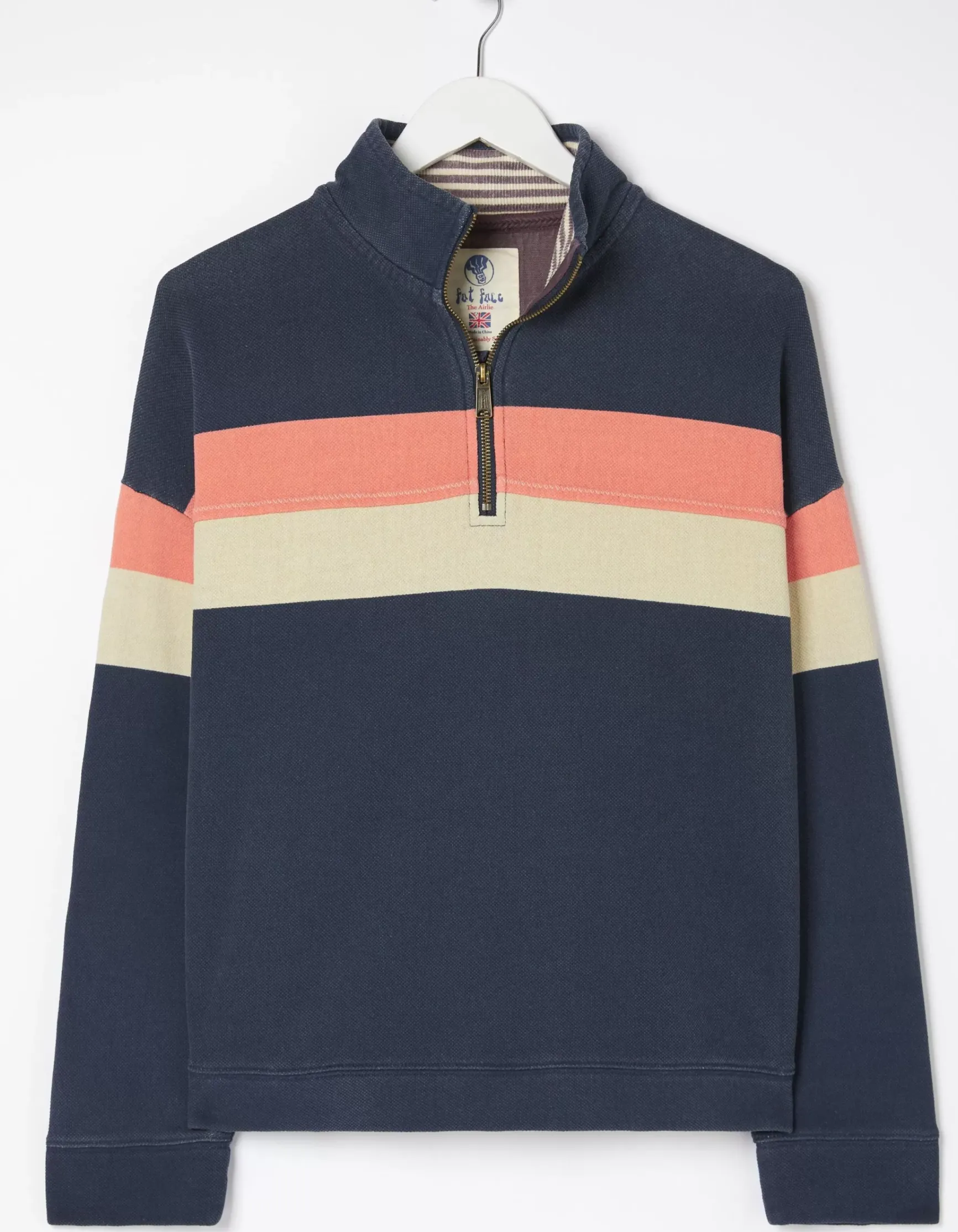 FatFace Relaxed Airlie Colour Block Sweatshirt|Women View All