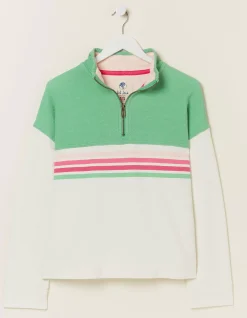 FatFace Relaxed Airlie Colour Block Sweat|Women Sweatshirts & Hoodies