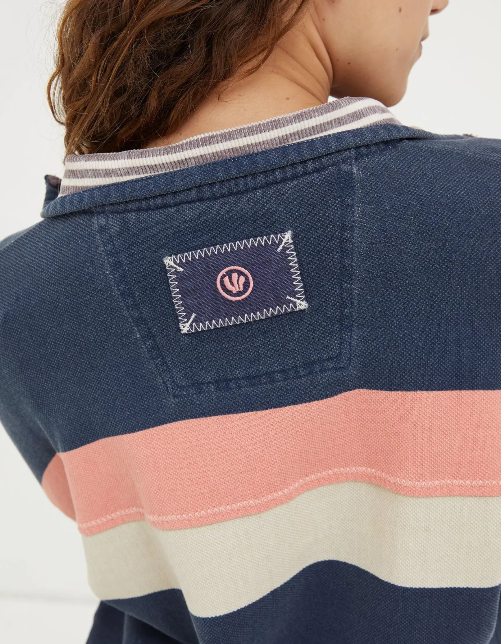 FatFace Relaxed Colour Block Airlie Sweatshirt|Women Sweatshirts & Hoodies