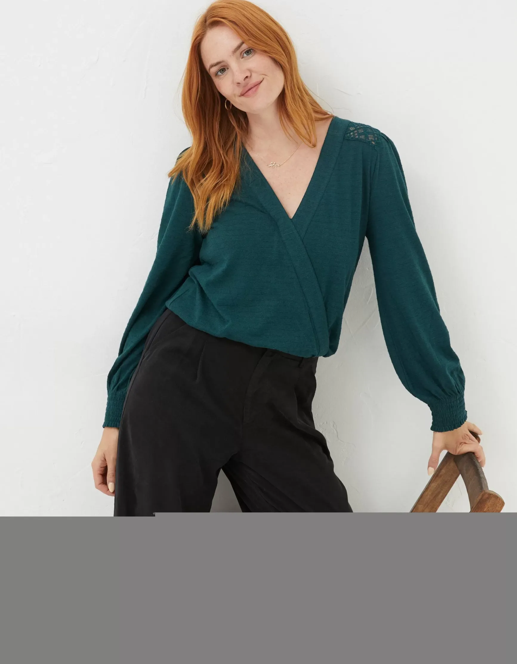 FatFace Remi Wrap Top|Women View All
