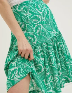 FatFace Remy Tropical Leaf Skirt|Women Skirts