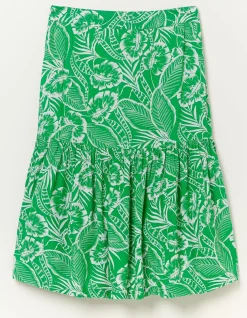 FatFace Remy Tropical Leaf Skirt|Women Skirts