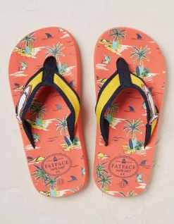FatFace Resort Print Flip Flops|Girls View All