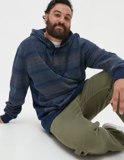 FatFace Reverse Stripe Hoodie|Men View All