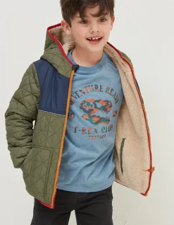 FatFace Reversible Quilted Jacket|Boys View All