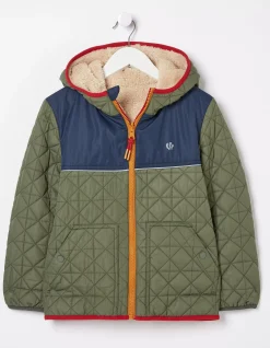 FatFace Reversible Quilted Jacket|Boys View All